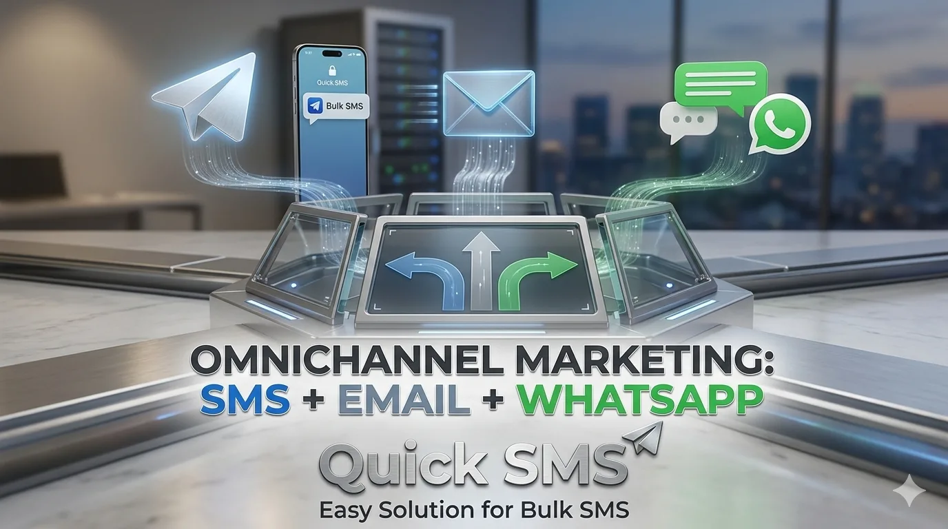 Omnichannel Marketing: SMS + Email + WhatsApp